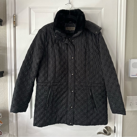 Marc New York Quilted faux fur lined jacket - Picture 2 of 14